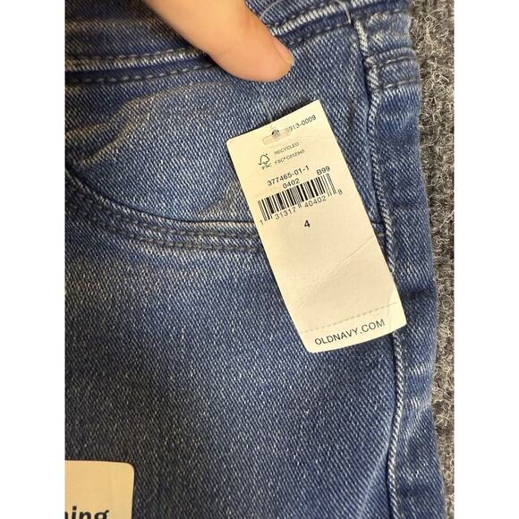 Old Navy Super Skinny Jeans Mid Rise, Slimming Effect, Waistband, Size 4 NWT - Picture 4 of 11